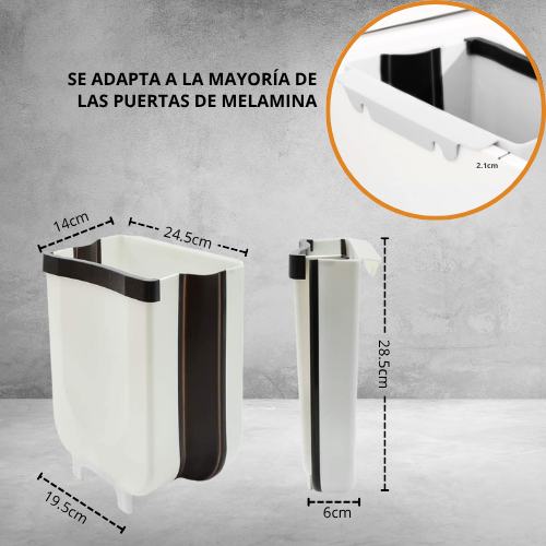 BASURERO PLEGABLE COLGANTE PARA COCINA