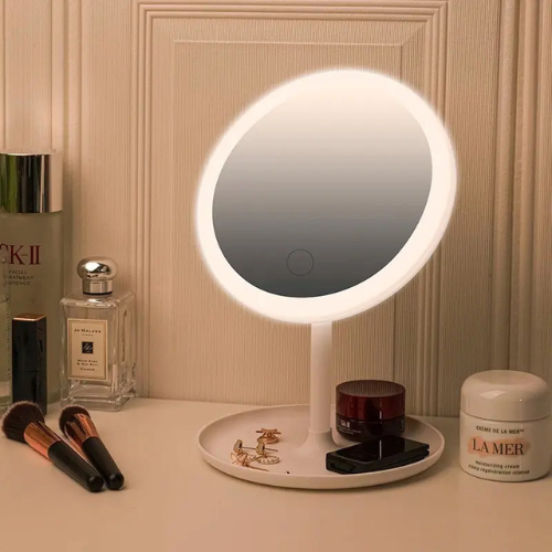 ESPEJO DE MAQUILLAJE CON LUZ LED