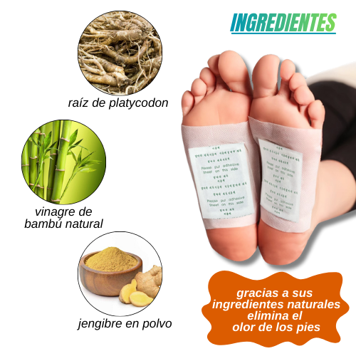 parche desintoxicantes de pie