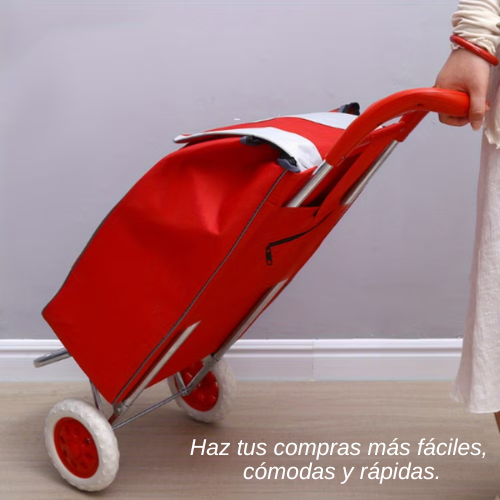 Carrito de compras plegable