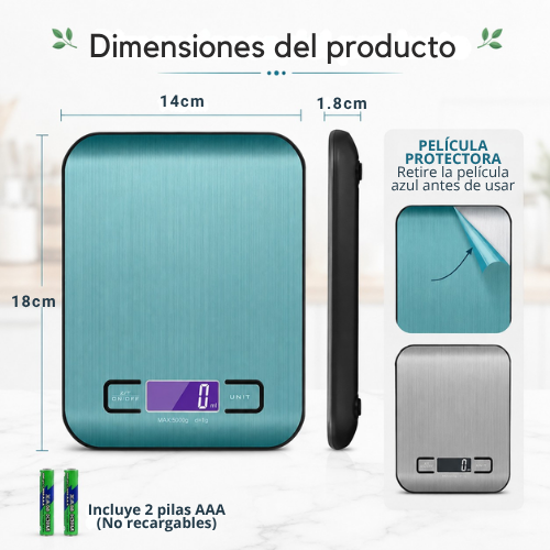 BALANZA DIGITAL DE ACERO INOXIDABLE