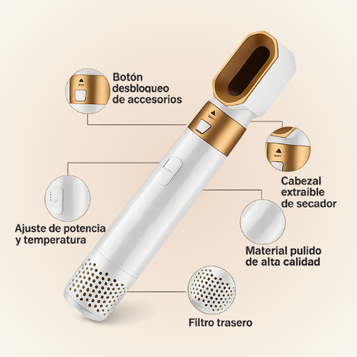 CEPILLO SECADOR 5 EN 1