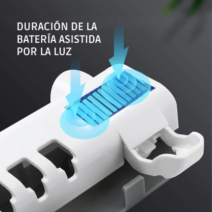 DISPENSADOR Y ESTERILIZADOR DE CEPILLO DE DIENTES UV