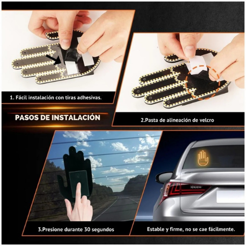 MANO LED PARA AUTO