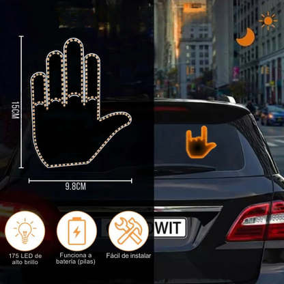 MANO LED PARA AUTO