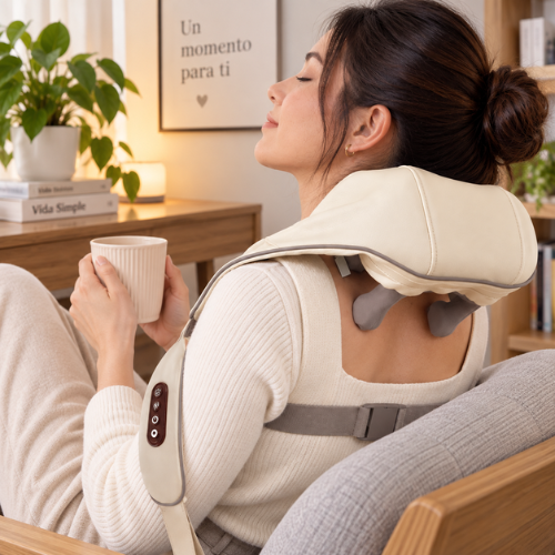 MASAJEADOR ELÉCTRICO PARA CUELLO Y HOMBROS