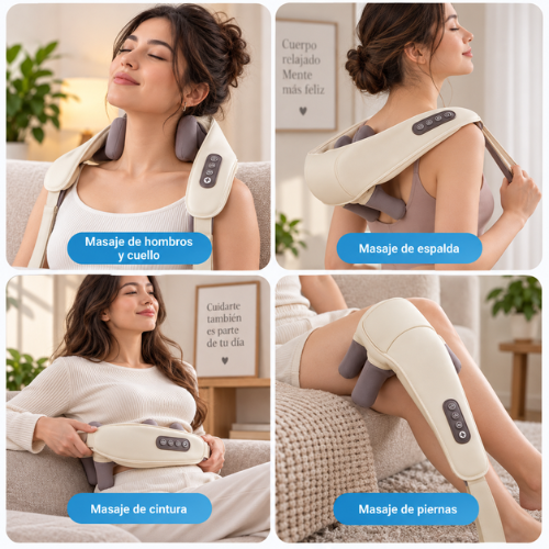 MASAJEADOR ELÉCTRICO PARA CUELLO Y HOMBROS