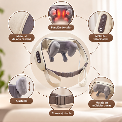MASAJEADOR ELÉCTRICO PARA CUELLO Y HOMBROS