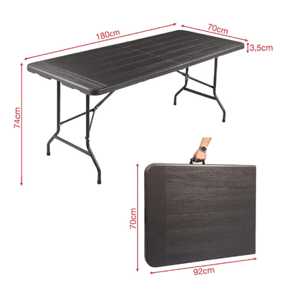 MESA PLEGABLE DE PLASTICO