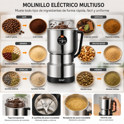 MOLINILLO DE GRANOS ELÉCTRICO