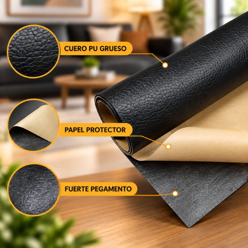 PARCHE ADHESIVO REPARADOR DE CUERO