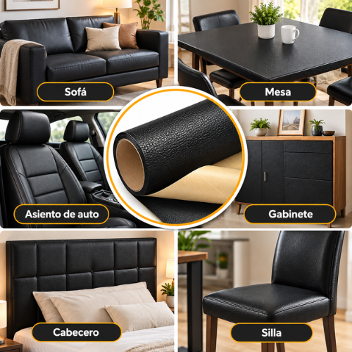 PARCHE ADHESIVO REPARADOR DE CUERO