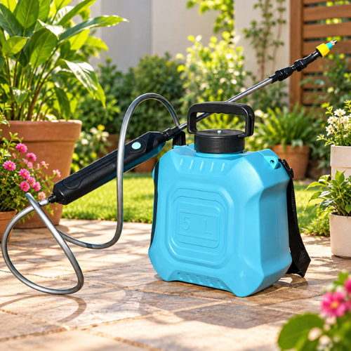 PULVERIZADOR ELÉCTRICO PORTÁTIL RECARGABLE DE 5 LITROS