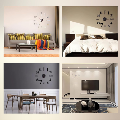 RELOJ DIGITAL DE PARED 3D