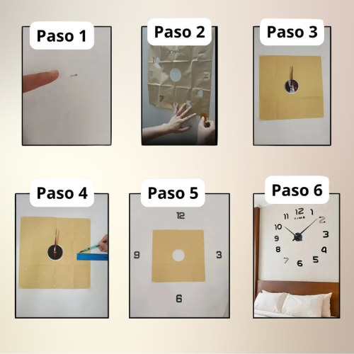 RELOJ DIGITAL DE PARED 3D