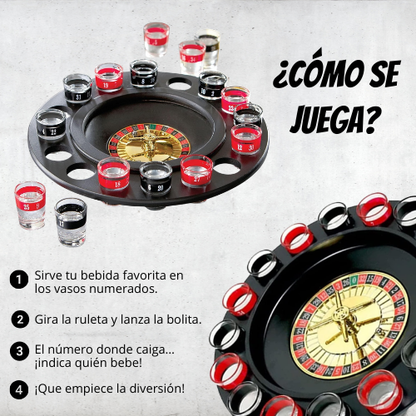RULETA SHOT – JUEGO DE BEBER