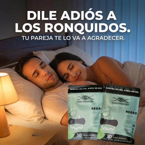 TIRAS NASALES ANTIRONQUIDOS