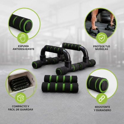 BARRAS DE FLEXIÓN TIPO PUSH-UP