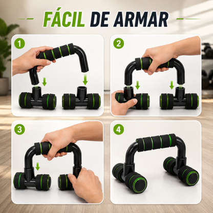 BARRAS DE FLEXIÓN TIPO PUSH-UP