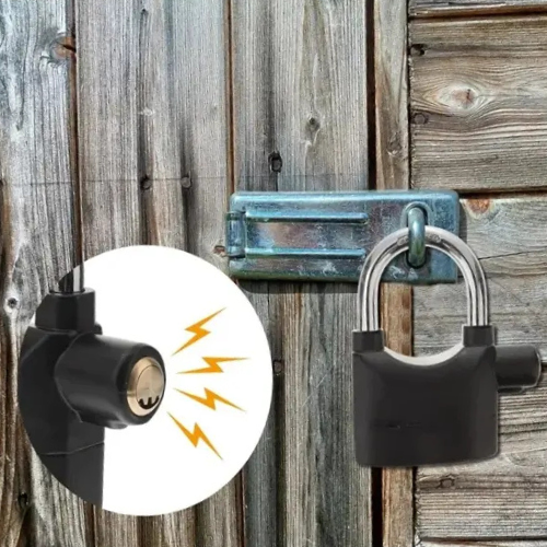 CANDADO DE SEGURIDAD CON ALARMA