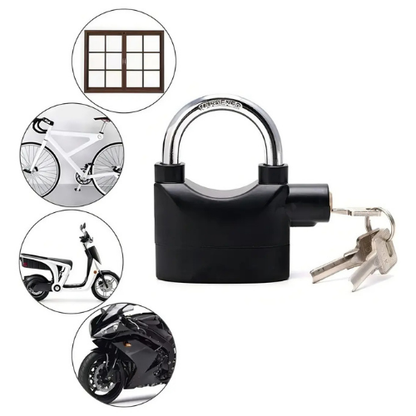 CANDADO DE SEGURIDAD CON ALARMA