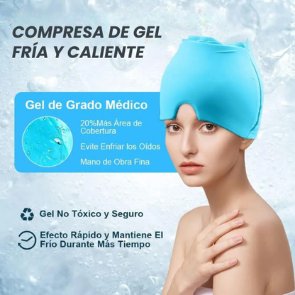 GORRO ANTI MIGRAÑA FRIA Y CALIENTE