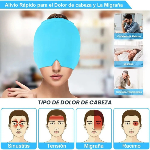GORRO ANTI MIGRAÑA FRIA Y CALIENTE