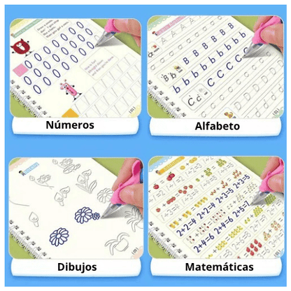 KIT DE CUADERNOS MÁGICOS DE CALIGRAFÍA