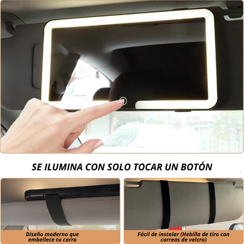 ESPEJO LED PARA AUTO