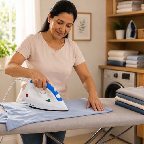 PLANCHA ELÉCTRICA A VAPOR DE ROPA