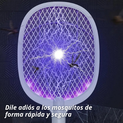 RAQUETA MATA MOSQUITOS RECARGABLE