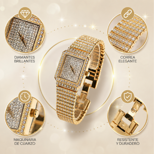 RELOJ DE DIAMANTES PARA MUJER