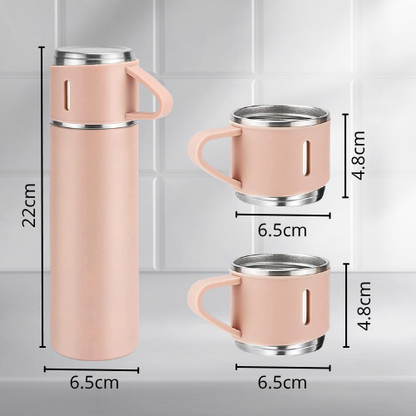 SET DE TERMO EJECUTIVO CON 3 TAZAS
